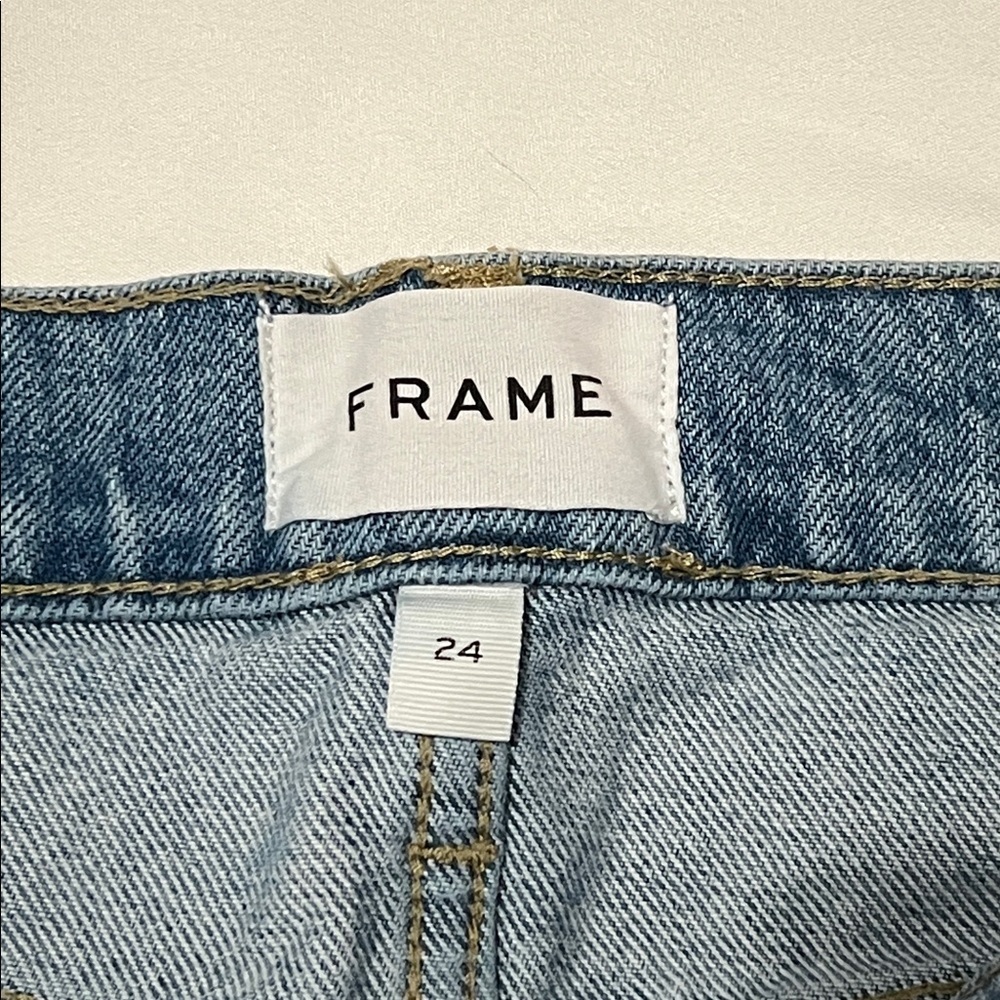 Frame Vista Grind Le High & Tight Denim Mini Skirt - Picture 3 of 4